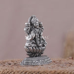 Goddess Dhanalakshmi Silver Murti