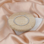Silver Single Line Bracelet for Women