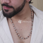 Rudraksha Silver Mala (Spherical Beads)