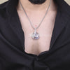 Lord Krishna Silver Pendant