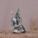 Lord Shiva Silver Statue