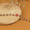 Rudraksha Silver Bracelet with Ram Single Line for Kids