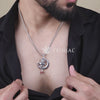 Shiva Trishul Rudraksha Silver Pendant