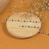 Black and Silver Alternate Beads Nazariya for Kids