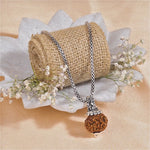 Authentic Adiyogi Pendant (11 Mukhi Nepali Rudraksha) With Chain