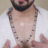 Karungali Silver Mala With Dome Beads