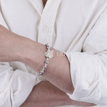 Jay Shree Ram Silver Bead Bracelet