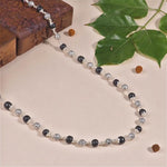 Karungali with Om Namah Shivay Silver Beads Mala
