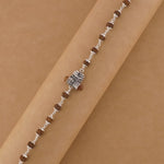Rudraksha Silver Trinetra Mahakaal Bracelet