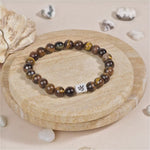 Tiger Eye Stone Beads Bracelet