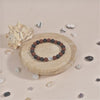 Rudraksha with Lava Beads Bracelet