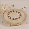 Rudraksha with Spatik Diamond Cut Beads Bracelet
