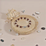 Rudraksha with Spatik Beads Bracelet