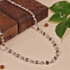 Rudraksha Capping Silver Mala (Om Beads)