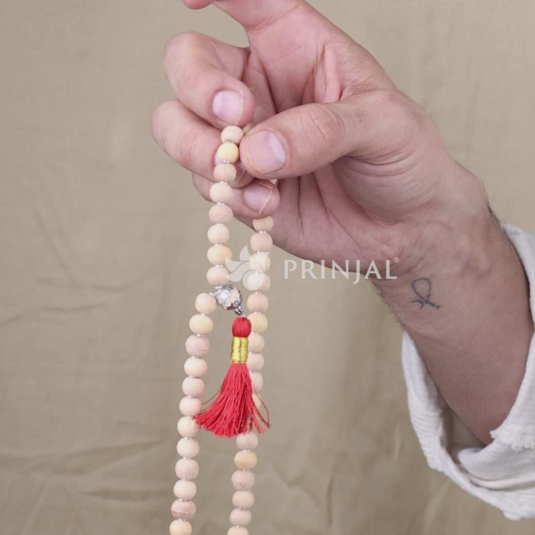 Natural Tulasi Beads Jap Mala