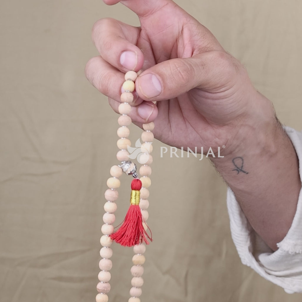 Natural Tulasi Beads Jap Mala