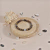 Tiger Eye Stone with Om Silver Beads Bracelet
