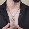Surya Rudraksha Silver Pendant