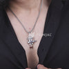 Spiritual Shivling Rudraksha Silver Pendant