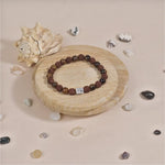 Rudraksha with Tiger Eye Stone Bracelet