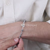Karungali with Alternate Silver Bracelet