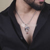 Shree Ganesh Om Rudraksha Silver Pendant