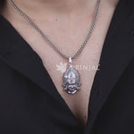 Khatu Shyam Baba Silver Pendant