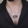 1 Mukhi Rudraksha with Adiyogi Silver Cap Pendant