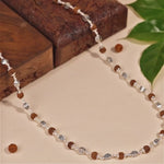 Rudraksha Silver Mala (Oval Beads)
