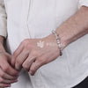 Shree Hari Silver Bead Bracelet
