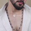 Karungali Silver Mala Ornate Sphere Beads