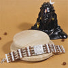 Rudraksha Silver Trishul With Om Four Line Bracelet